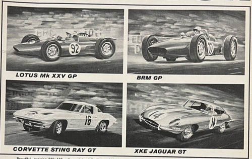1966 revell race car model - 1966,