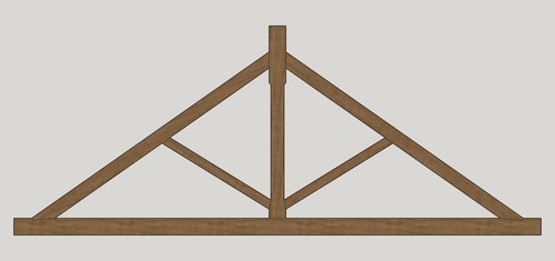 Solid oak roof - oak,
