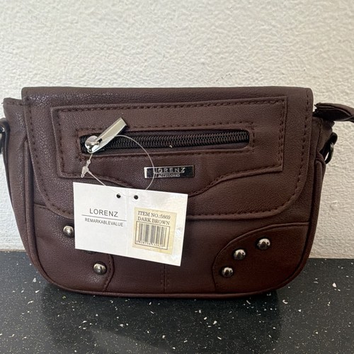 Lorenz dark brown faux leather - lorenz,