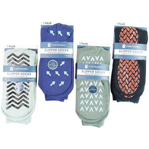 Mens slipper lounge socks - socks, 3