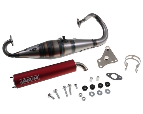 Exhaust yasuni scooter red - yasuni,