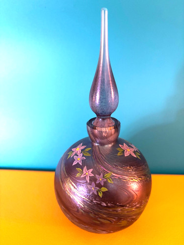 Okra glass perfume - okra, bottle