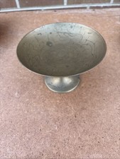 Vintage Chinese Etched Brass