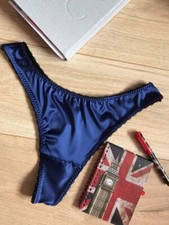 Womens satin underwear ~ Navy