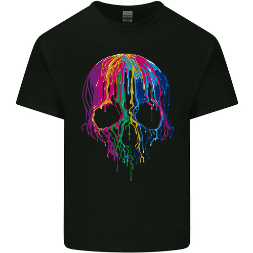 Melting skull biker motorcycle - melting,