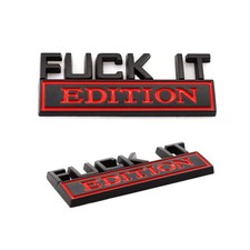 3D FUCK-IT EDITION Logo Emblem