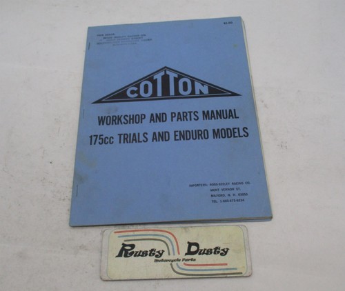 Cotton motorcycle 175cc trials - motorcycle,