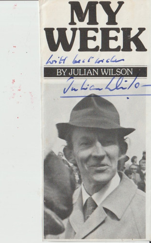Small hand signed photo - hand,