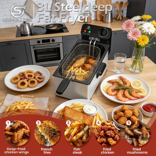 Superlex deep fat fryer - superlex, 3l