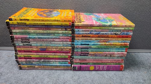 Vintage goosebumps books - books, r.l