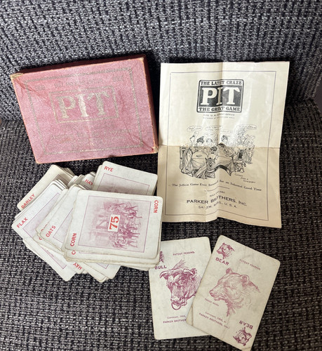 Vintage pit card game - pit, –