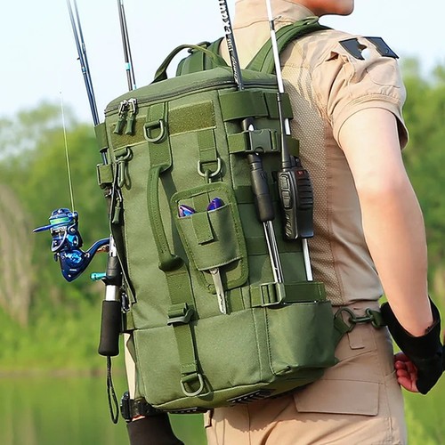 Fishing tackle backpack with - tackle,