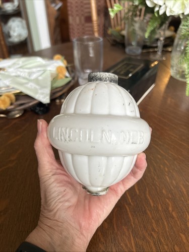 Antique milk glass shinn - milk,