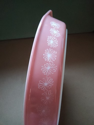 Pyrex pink oval divided - pyrex,