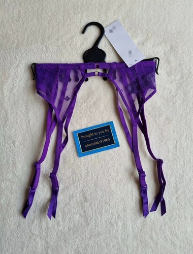 New lace suspender belt - lace,