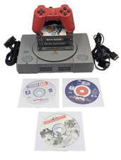 PS1 Console with 6 Games (Console ID AN Warehouse E14)