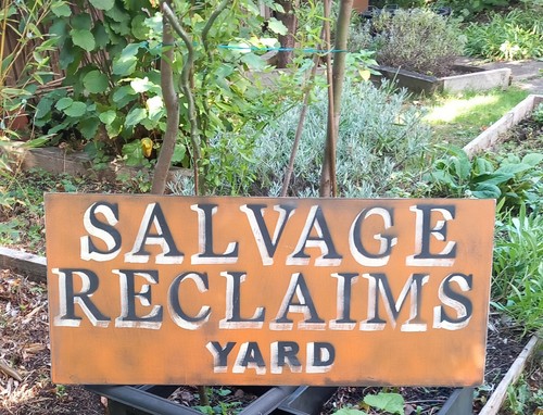 Rustic painted salvage - painted,