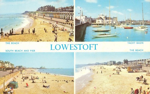 Lowestoft vintage postcard - lowestoft,