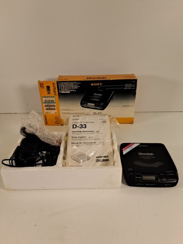 Vintage sony discman 33 - vintage,