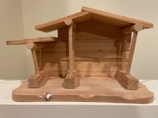 Wooden Creche Manger for