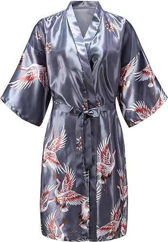 Kimono silk satin - silk, bride