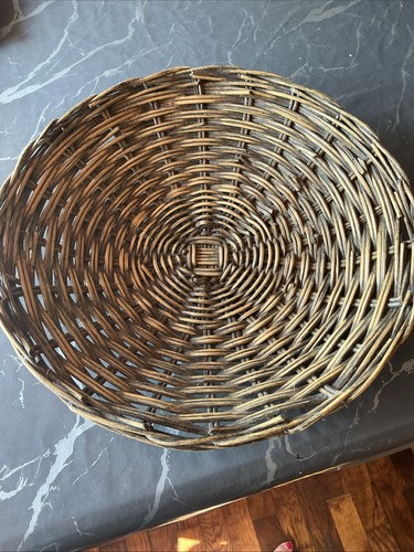 Vintage wicker bowl - wicker,