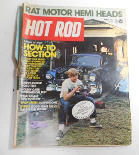Hot rod magazine march 1973 - hot,
