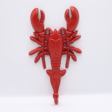 Cast Iron Red Nautical Lobster