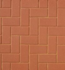 Concrete Block Paving 50mm Brick Pavior - Red (1x 8.48m2 Pack) 424 Blocks