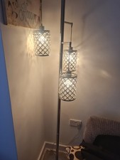 Living Room Floor Lamp with Free Standing and Foot Switch
