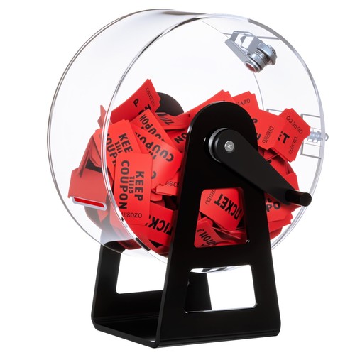 Leinuosen acrylic raffle drum - acrylic,