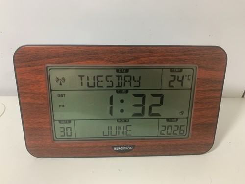 Bergstrom clock easy read - bergstrom, to