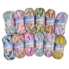 Undertones Super Chunky James C Brett Acrylic Variegated Knitting Crochet Yarn
