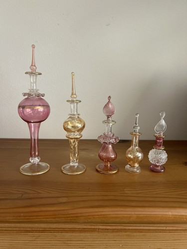 Egyptian hand blown perfume - 5, hand-blown