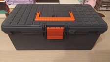 Grey Plastic Tool/Storage Box