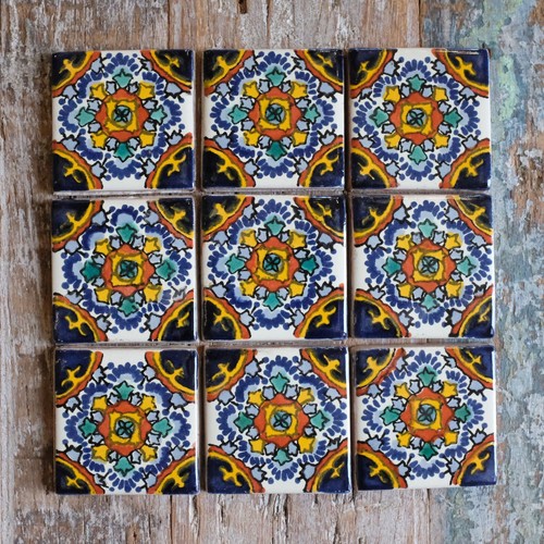 Ceramic mexican tiles - x,