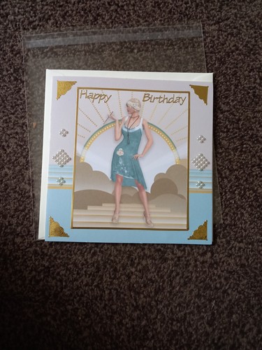 Handmade art deco happy - art,
