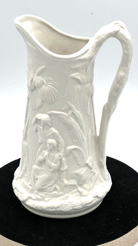 Antique victorian parian ware - victorian,