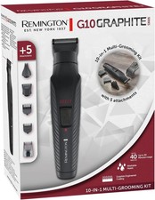 Remington Hair Clipper Men 10-in-1 Kit Beard & Hair Trimmer Self-Sharpen PG2100