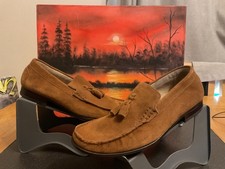 Marks & Spencer  Men's Suede tassel Slip on Loafer Shoes Uk10 smart casual vgc