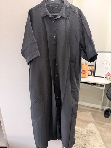 Muji black dress - muji,