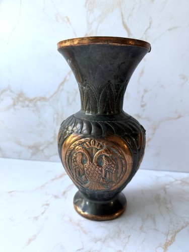 Handmade greek copper vase - handmade,
