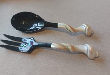 Buffalo Horn Salad Server Set
