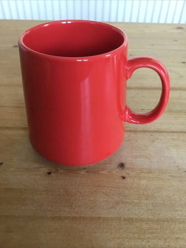 Large red flying tiger mug - red,