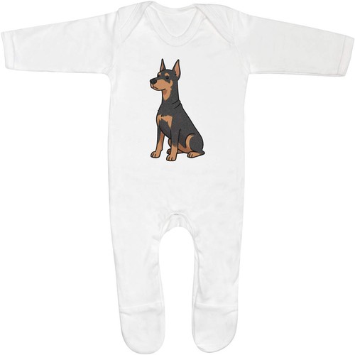 Chibi doberman pinscher baby - doberman,