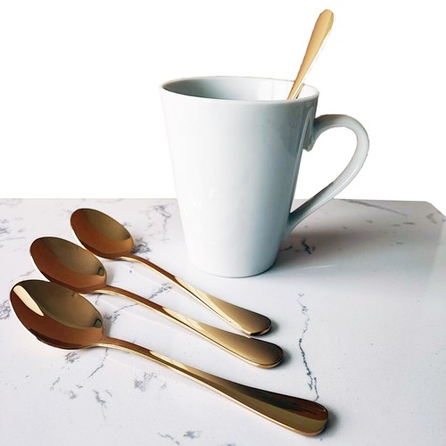 Dinner spoon tea spoons gold - tea,