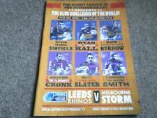 2013 RUGBY LEAGUE WORLD CLUB CHALLENGE LEEDS RHINOS V MELBOURNE STORM 22ND FEB