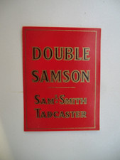 MINT SAML SMITH TADCASTER DOUBLE SAMSON BREWERY BEER BOTTLE LABEL
