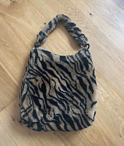 Topshop faux fur - topshop, print