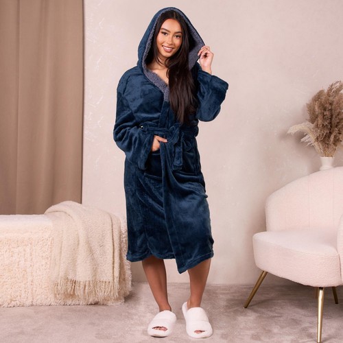 Ohs flannel dressing gown - ohs,
